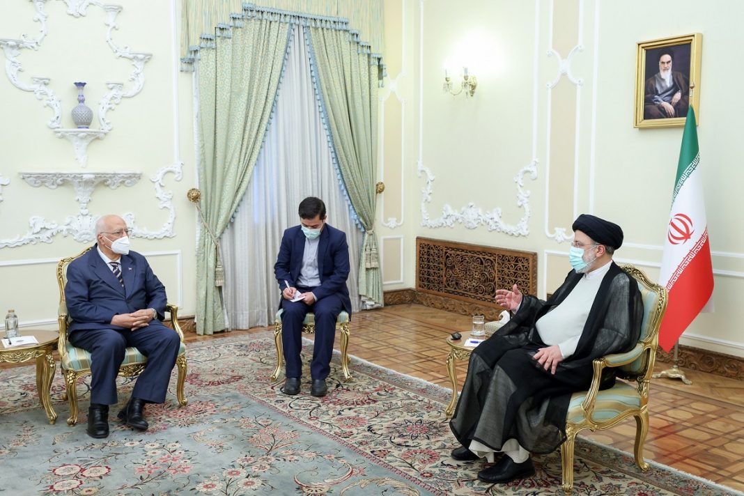 Iran President Ebrahim Raisi & Cuban Deputy Prime Minister Ricardo Cabrisas