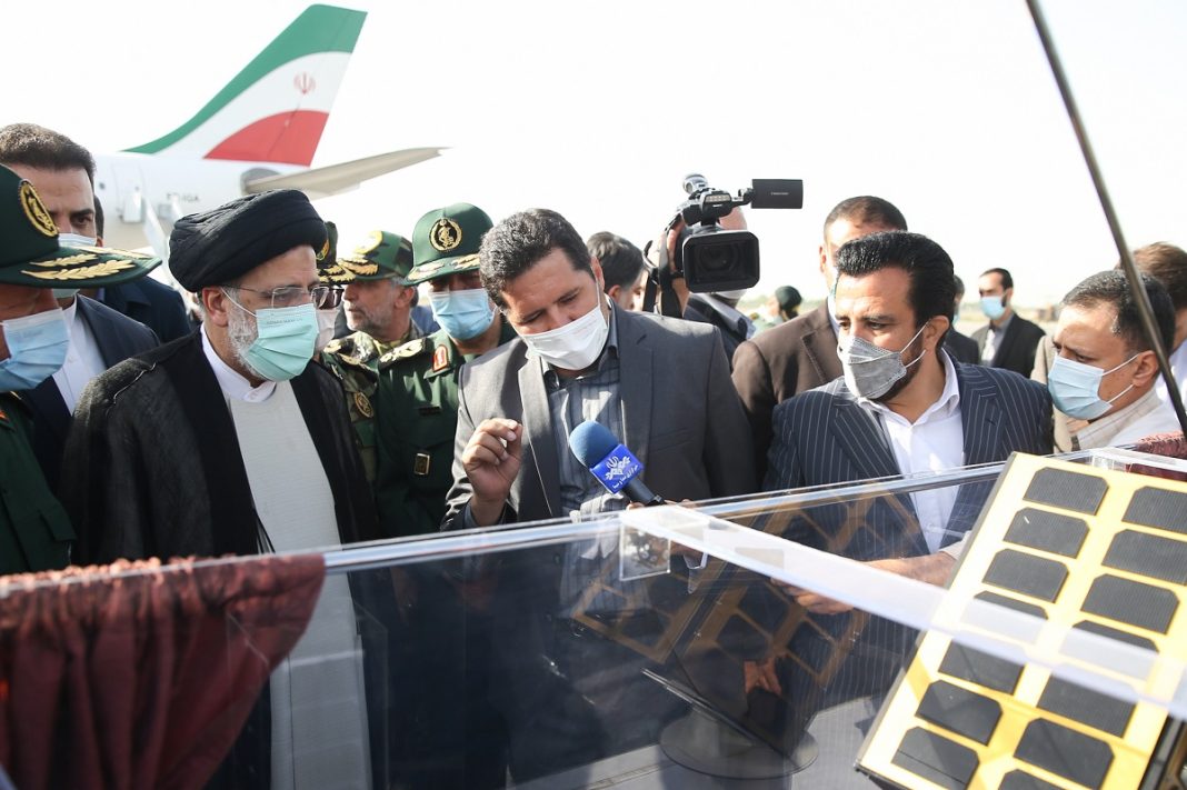 Iranian President Ebrahim Raisi unveils new satelite