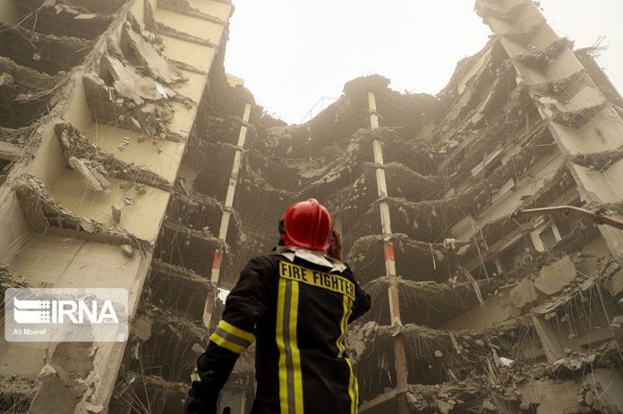 Iran building collapse