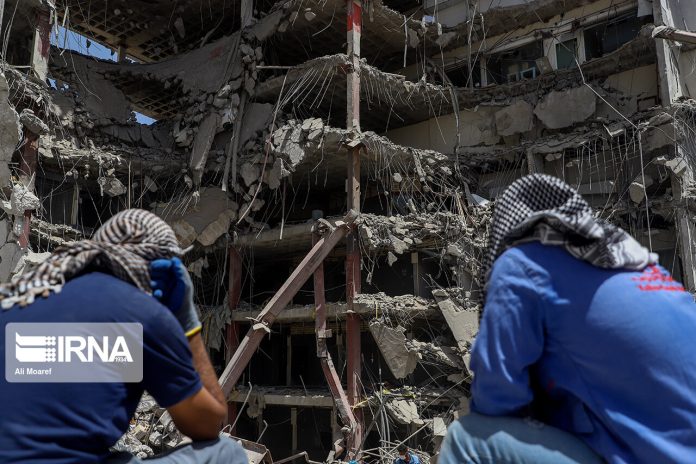 Iran building collapse