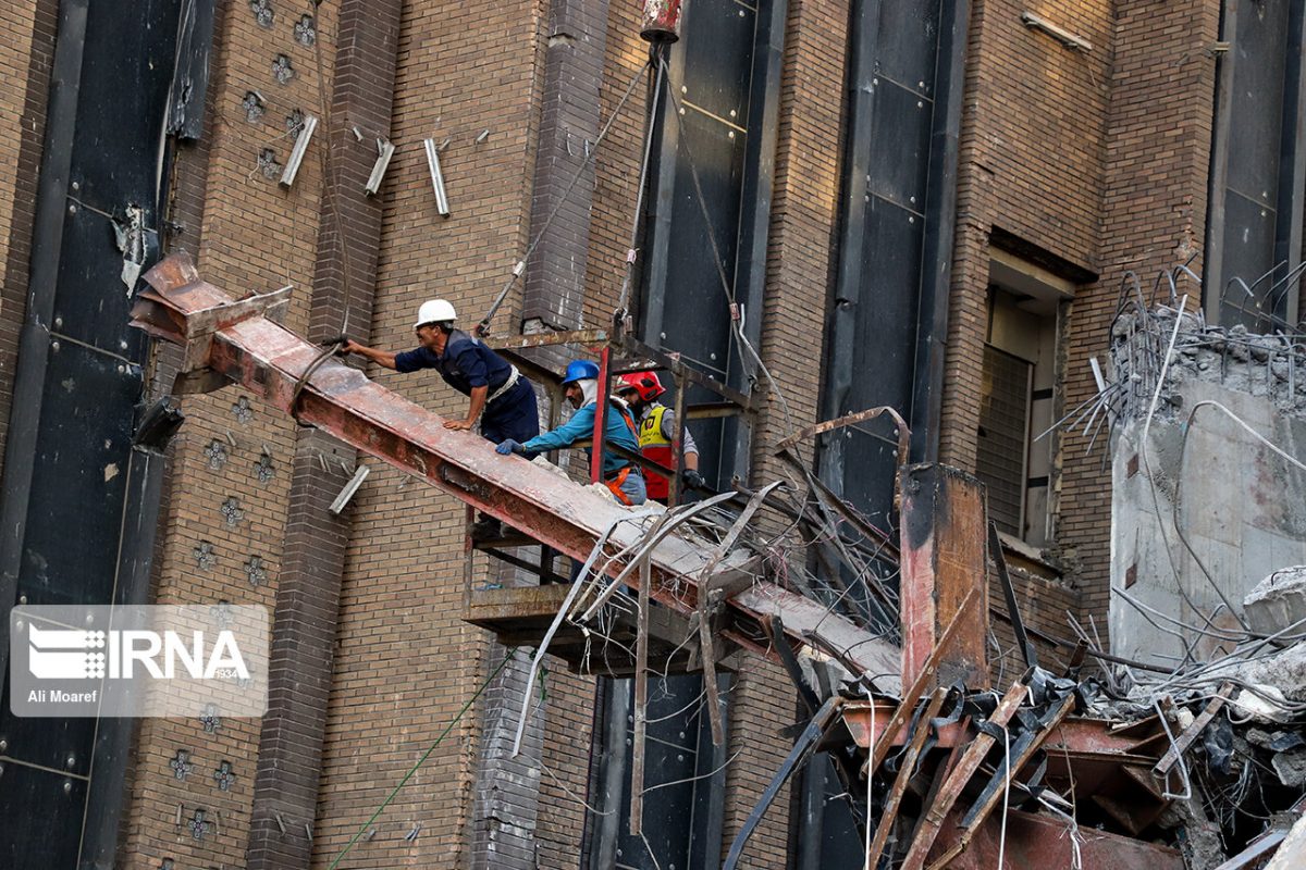 Iran building collapse
