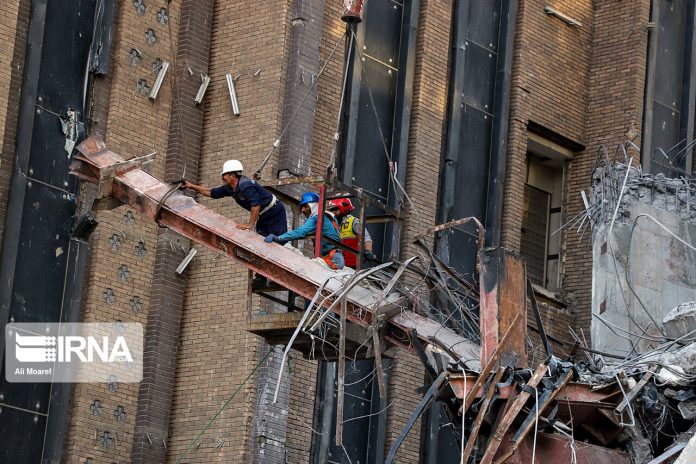 Iran building collapse