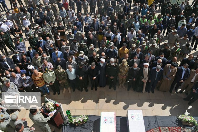 Funeral for wildlife rangers in Iran