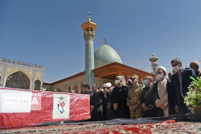 Funeral for wildlife rangers in Iran