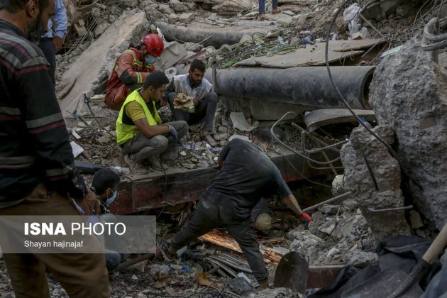 Iran building collapse