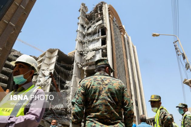 Iran building collapse