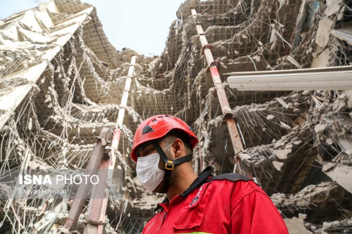 Iran building collapse