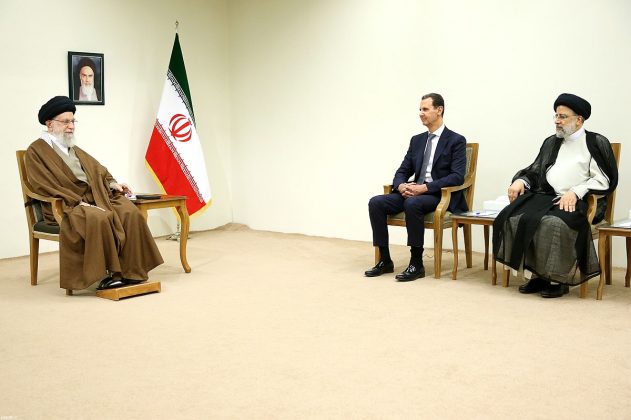 Syrian President Bashar Assad meets Iran's Leader & President