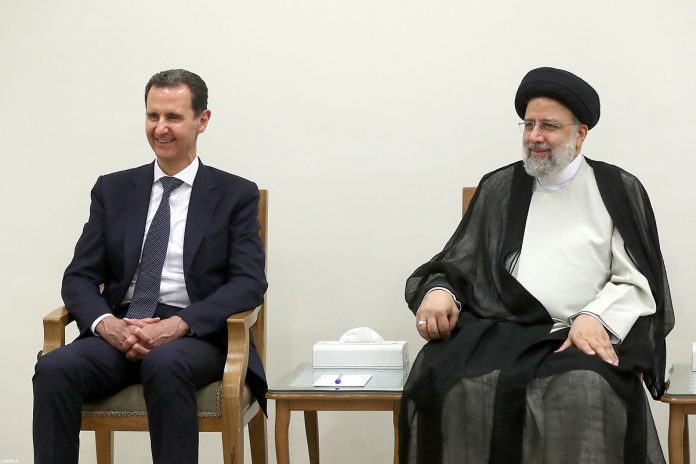 Syrian President Bashar Assad meets Iran's Leader & President