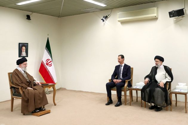 Syrian President Bashar Assad meets Iran's Leader & President