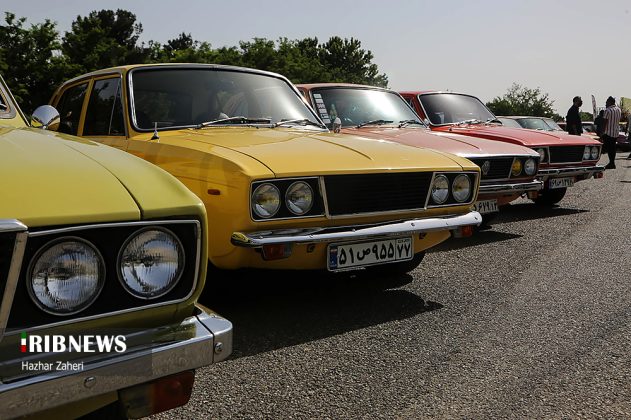Expo of classic cars in Iran