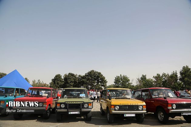 Expo of classic cars in Iran