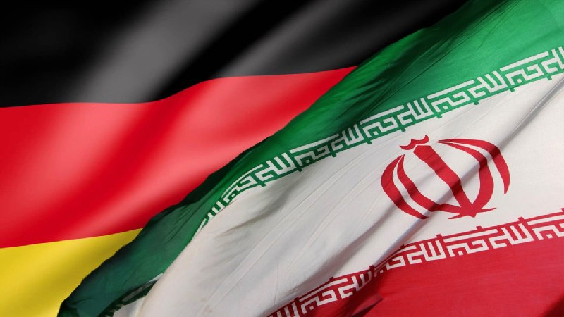 Iran and Germany Flags