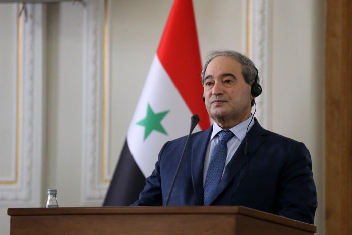 Syrian Foreign Minister Faisal Mekdad