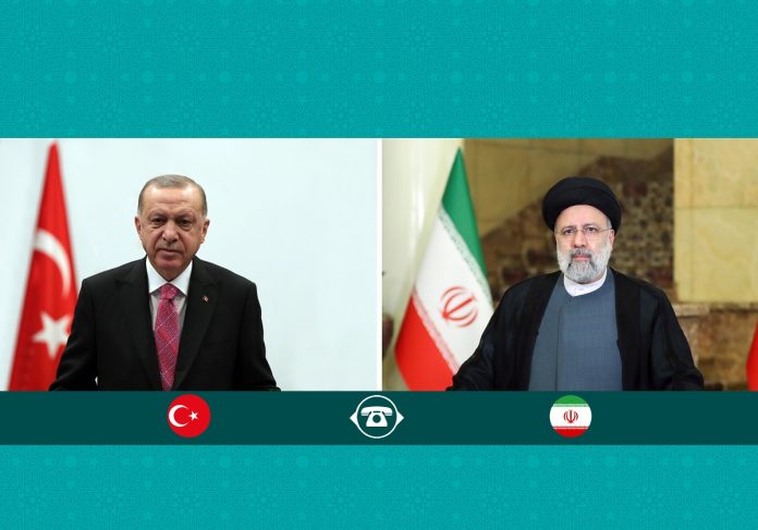 Iran and Turkey Presidents Raisi and Erdogan
