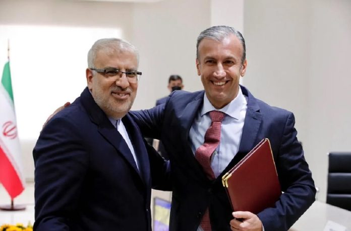 Iranian Oil Minister Javad Owji & his Venezuelan counterpart Tareck El Aissami