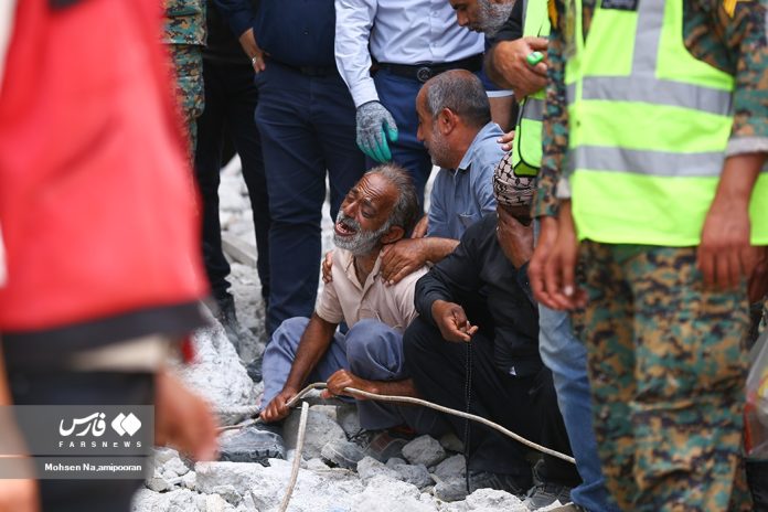 Iran building collapse