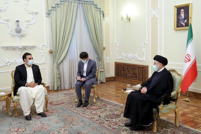 Iran President Ebrahim Raisi & Pakistan FM Bilawal Bhutto Zardari