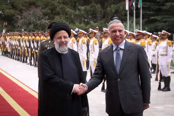Ebrahim Raisi & Mustafa al-Kadhimi