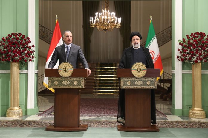 Ebrahim Raisi & Mustafa al-Kadhimi