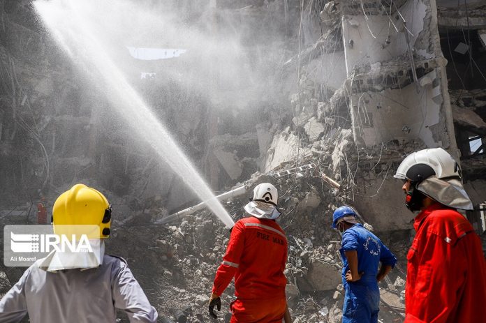 Iran building collapse