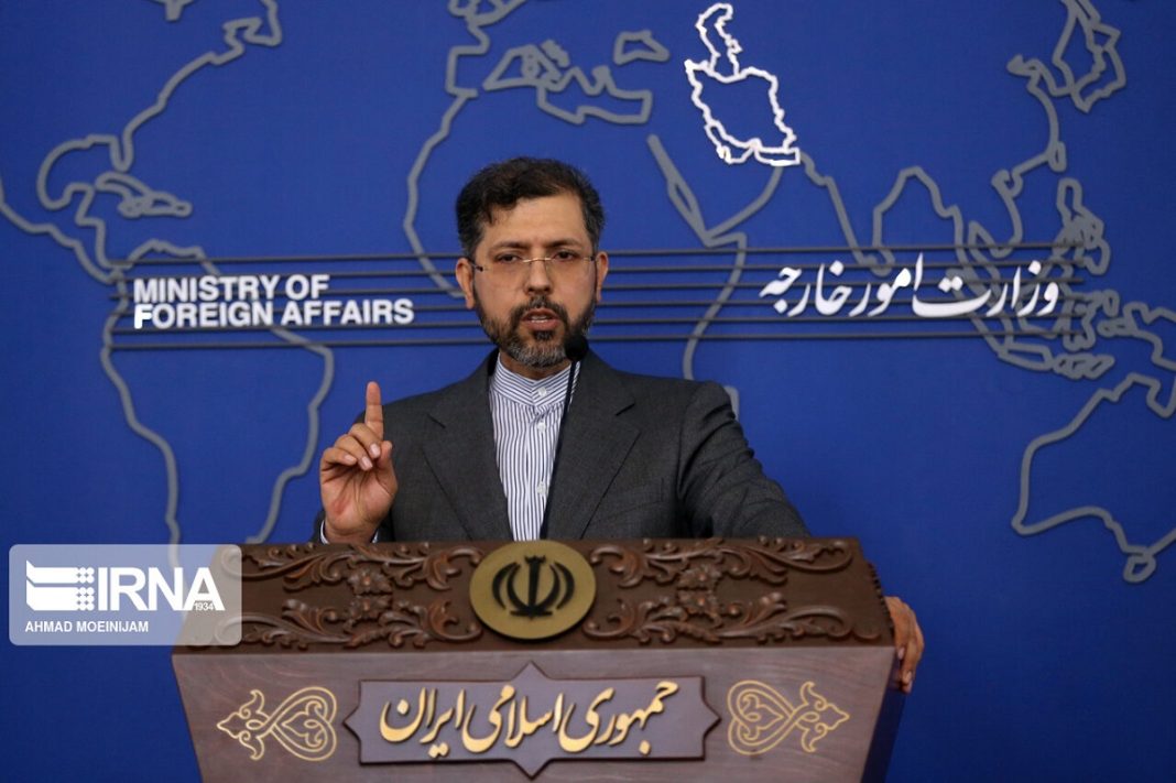 Iran Foreign Ministry Spokesman Saeed Khatibzadeh