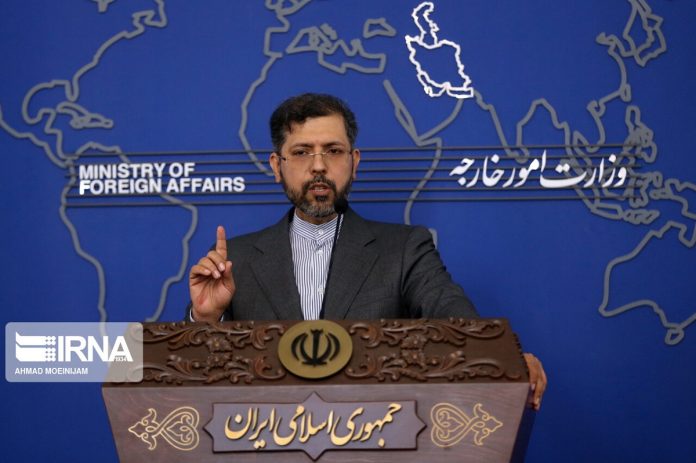 Iran Foreign Ministry Spokesman Saeed Khatibzadeh
