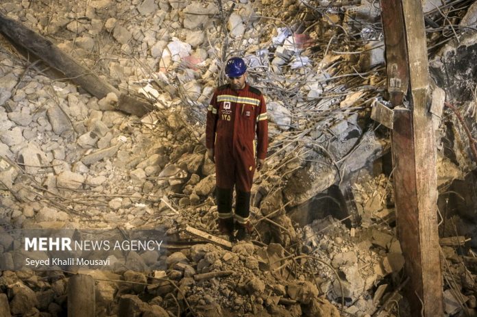 Iran building collapse