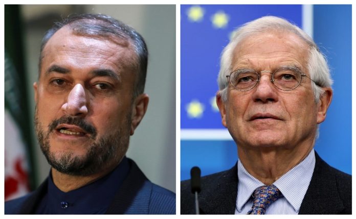 Josep Borrell & Hossein Amir Abdolahian