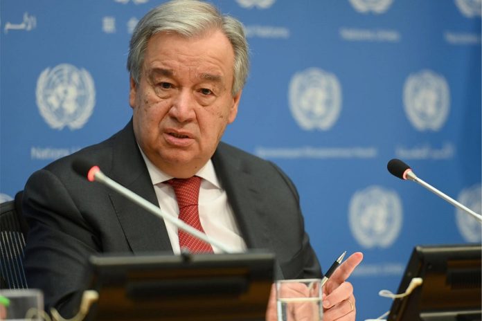 United Nations Secretary General Antonio Guterres