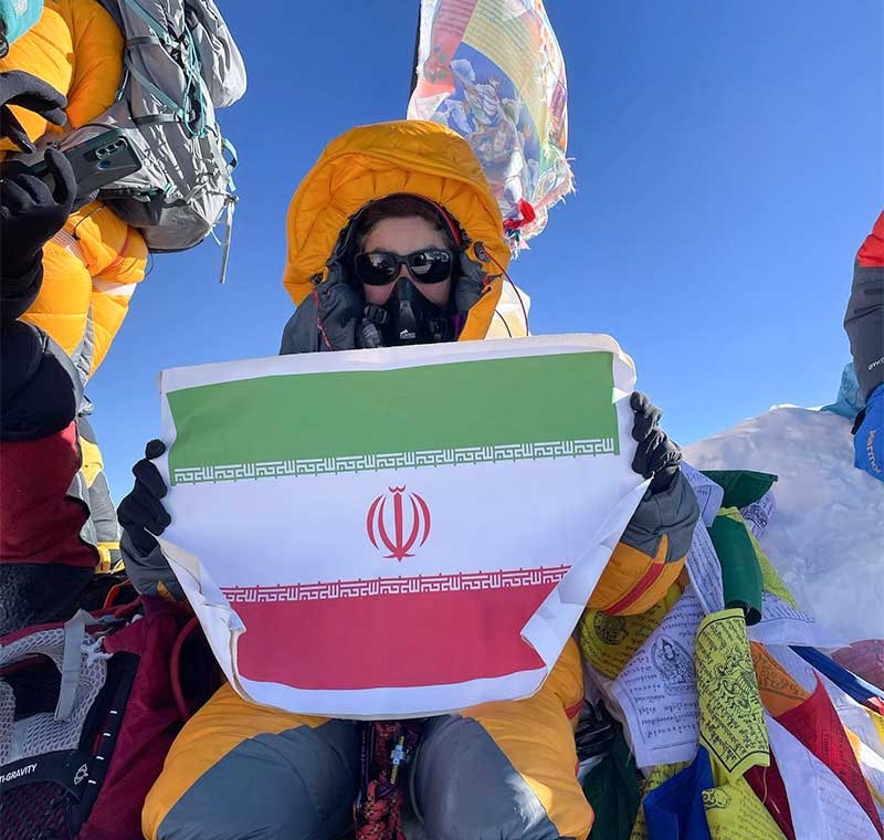 Elham Ramezani & Afsaneh Hesamifard Mount Everest