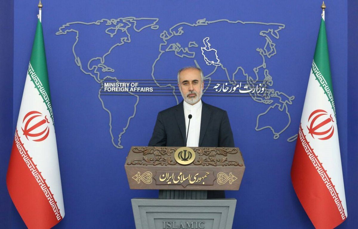 Iranian Foreign Ministry spokesman Nasser Kan’ani
