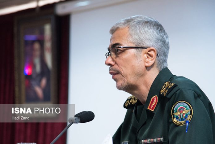 The Chief of Staff of the Iranian Armed Forces Major General Mohammad Bagheri