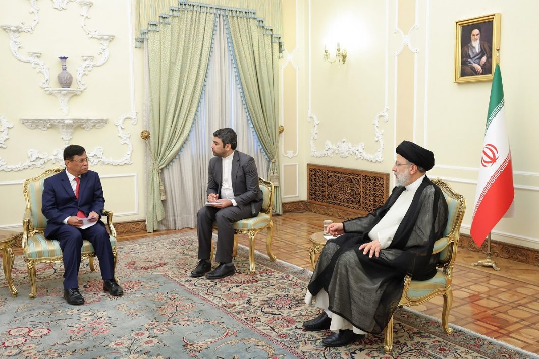 Iran President Ebrahim Raisi and Vietnam’s Ambassador to Tehran