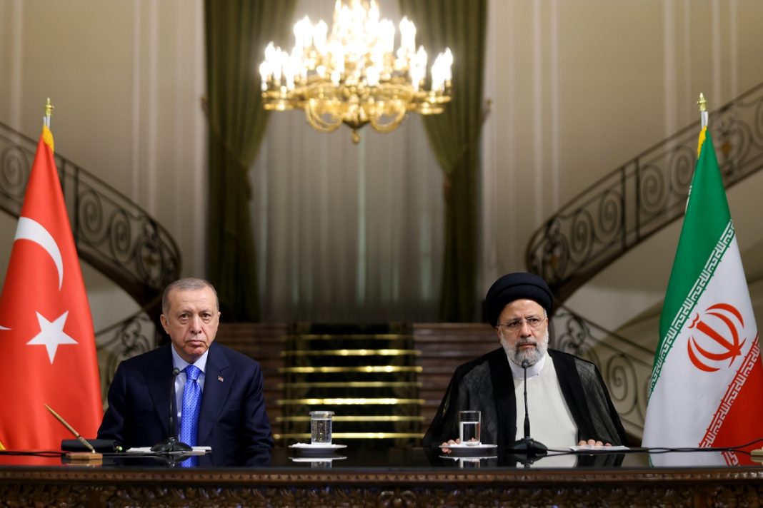Iran and Turkey Presidents Raisi and Erdogan