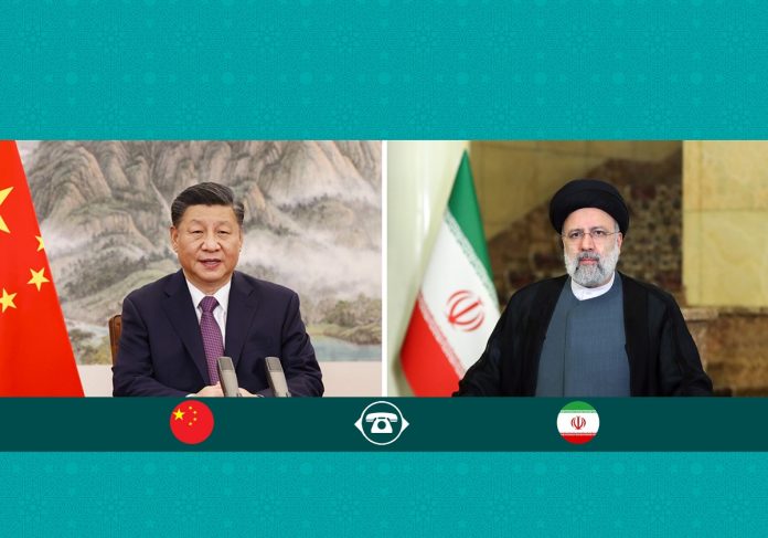 Iran and China Presidents Raisi and Xi