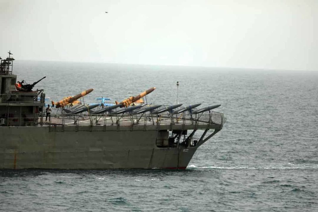 Iran unveils first flotilla of drone carriers