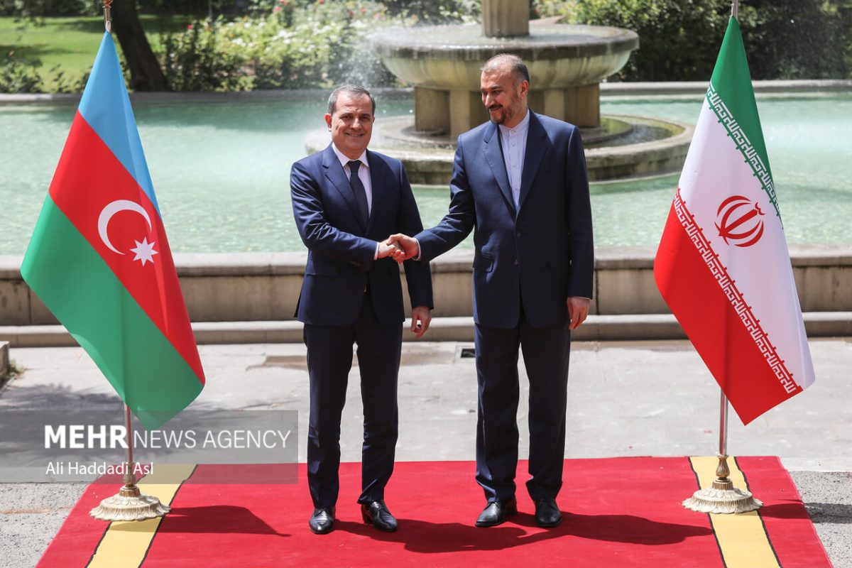 Iran, Azerbaijan FMs talk on phone, call for keeping up interactions 1 Iran and Azeri FMs Hossein Amirabdollahian and Jeyhun Bayramov