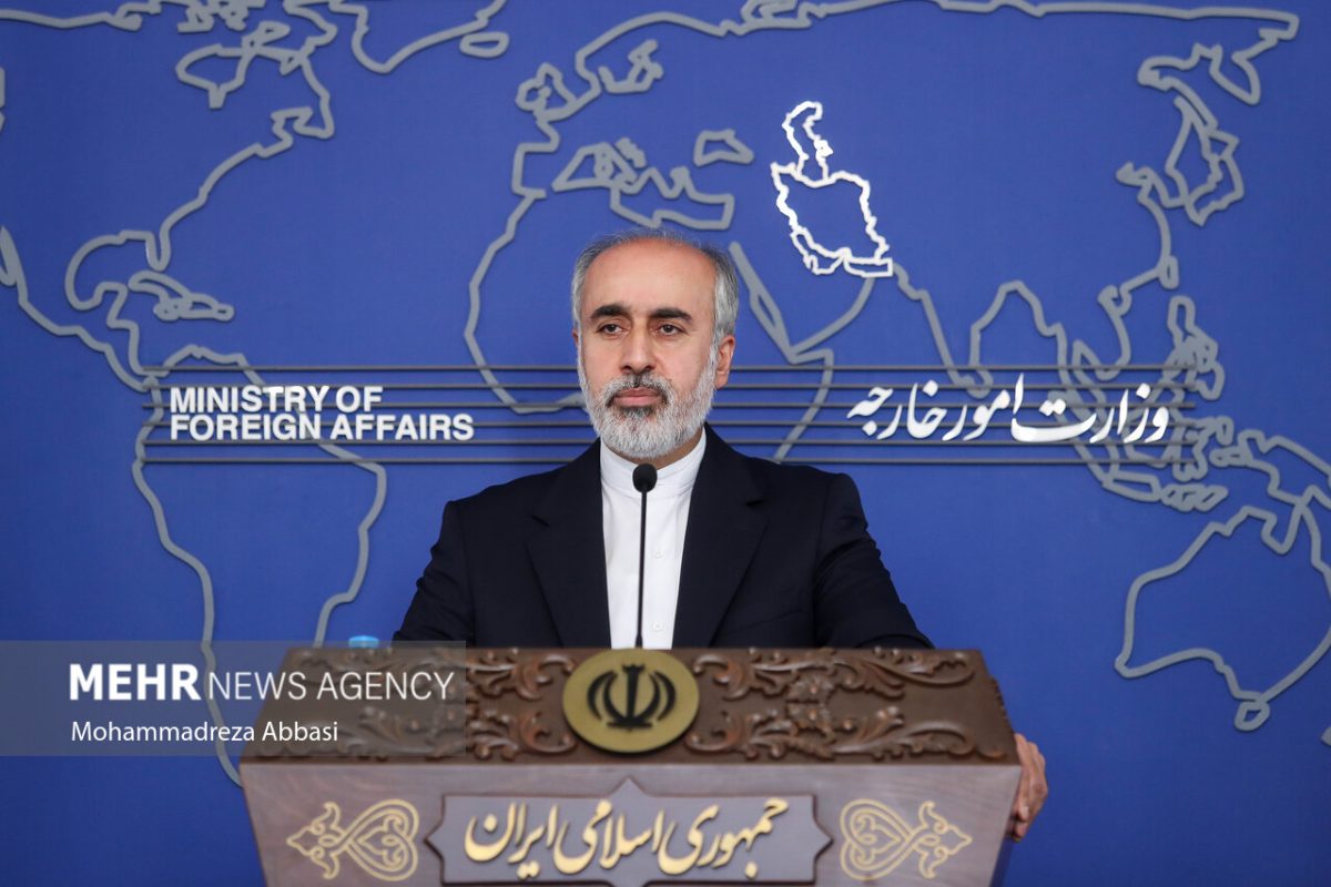 Iranian Foreign Minister Spokesman Nasser Kanaani