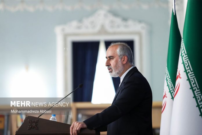 Iranian Foreign Minister Spokesman Nasser Kanaani