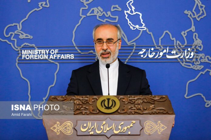 Iranian Foreign Minister Spokesman Nasser Kanaani