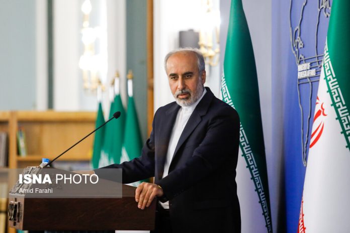 Iranian Foreign Minister Spokesman Nasser Kanaani
