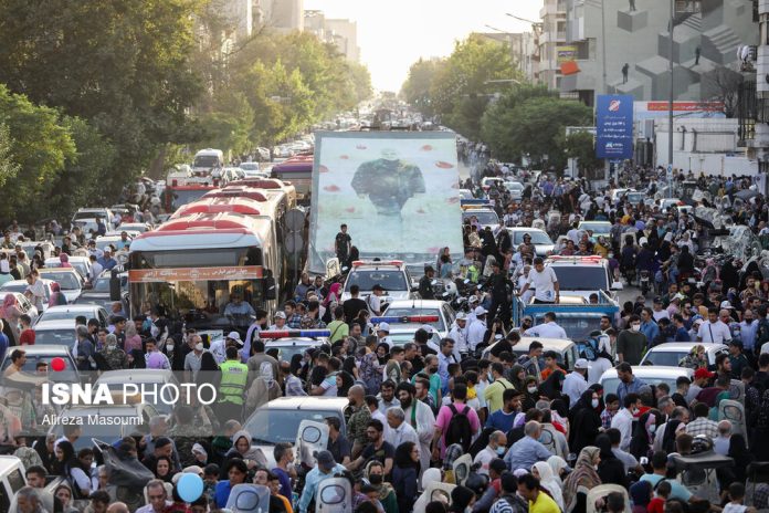 10-kilometer feast on occasion of Eid Ghadir in Tehran