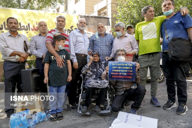 Rally outside Swedish Embassy in Tehran to condemn court verdict against Iran national