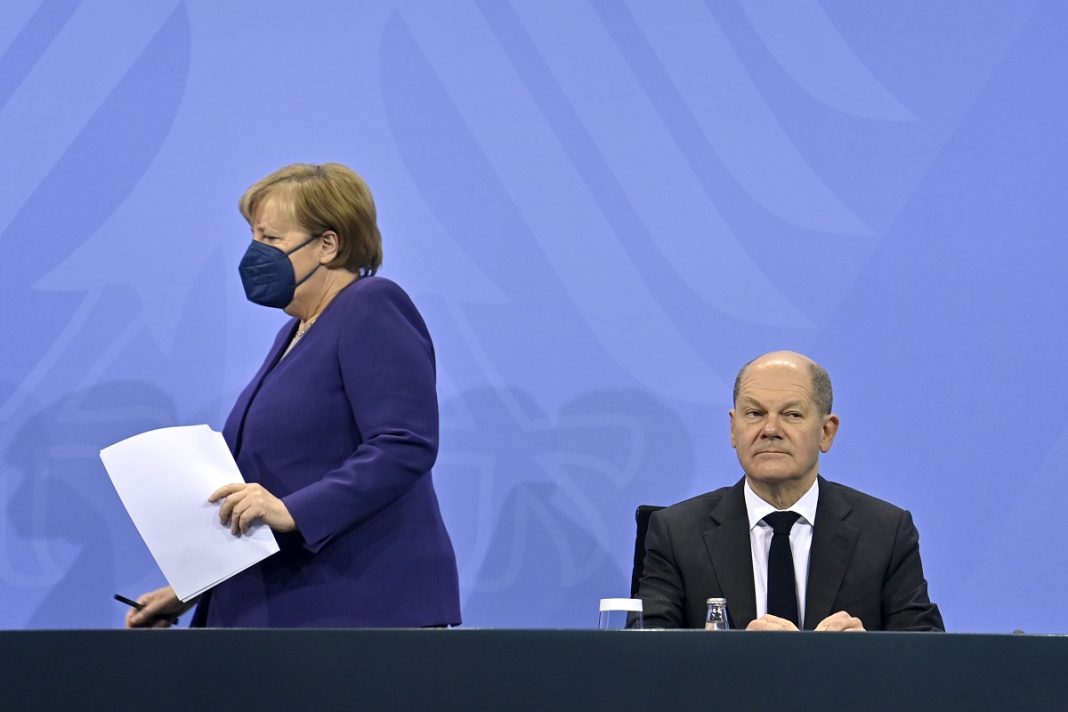 Scholz and Merkel