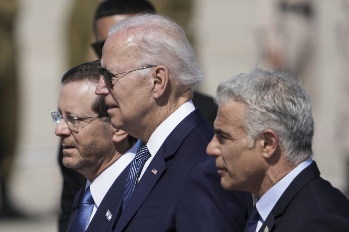 US President Joe Biden in Israel