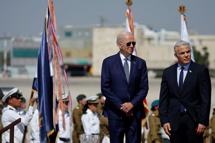 US President Joe Biden in Israel