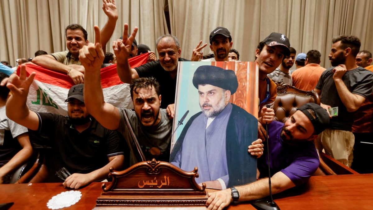 Sadr supporters storm Iraqi parliament