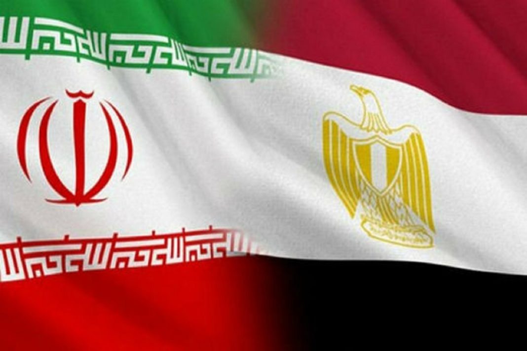 Iran Egypt Flags