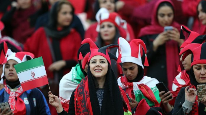 Iranian female spectators